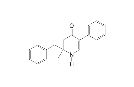 2-Benzyl-2-methyl-5-phenyl-2,3-dihydropyrid-4-one