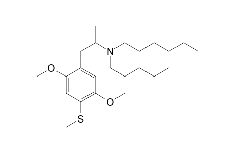 N,N-Hexyl-pentyl-2,5-dimethoxy-4-methylthioamphetamine