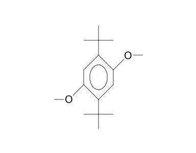 1,4-Di-tert-butyl-2,5-dimethoxy-benzene - Optional[13C NMR] - Chemical  Shifts - SpectraBase