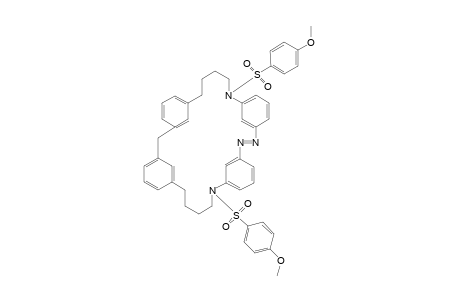5,20-bis(4'-Methoxyphenylsulfonyl)-5,12,13,20-tetraaza[5.2.5.1.]-(1,3)(1,3)(1,4)(1,4)cyclophan-12-ene