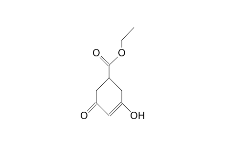 3,5-Dioxo-cyclohexanecarboxylic acid, ethyl ester  enol-form