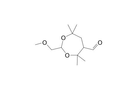 1,3-Dioxepane-5-carboxaldehyde, 2-(methoxymethyl)-4,4,7,7-tetramethyl-