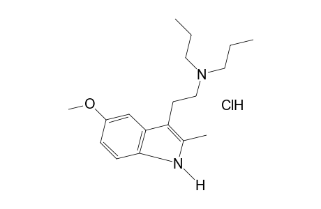 3-[2-(dipropylamino)ethyl]-5-methoxy-2-methylindole, monohydrochloride