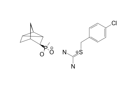 METHYL-TRICYCLO-[2.2.1.0(2,6)]-HEPT-3-YL-PHOSPHONIC-ACID-(4-CHLOROBENZYL)-THIURONIUM-SALT