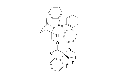 (1S,2R,3S,4R)-3-Hydroxymethyl-2-triphenylstannylbicyclo[2.2.1]heptane (R)-Mosher's ester