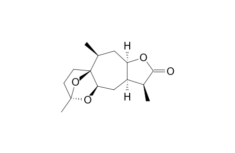 1.beta.,4.beta.,4.alpha.,5.beta.-Diepoxy-10.alpha.,11.alpha.H-xantha-12,8.beta.-olide