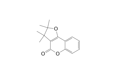 2,2,3,3-tetramethyl-4-furo[3,2-c][1]benzopyranone