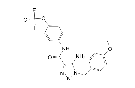 5-Amino-N-[4-[chloro(difluoro)methoxy]phenyl]-1-p-anisyl-triazole-4-carboxamide