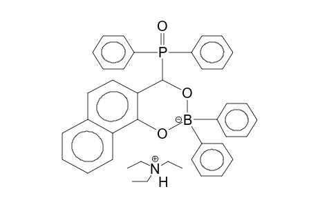 TRIETHYLAMMONIUM 5,6-NAPHTHO-4-DIPHENYLPHOSPHORYL-2,2-DIPHENYL-1,3-DIOXA-2-BORATACYCLOHEXANE