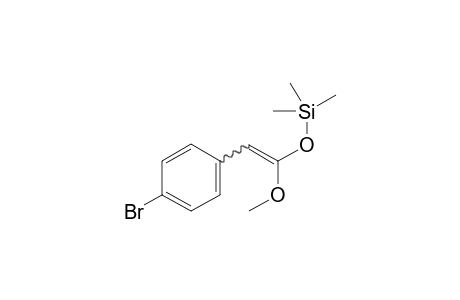 ((2-(4-bromophenyl)-1-methoxyvinyl)oxy)trimethylsilane