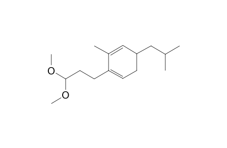 2-(3,3-Dimethoxypropyl)-5-isobutyl-3-methylcyclohexa-1,3-diene