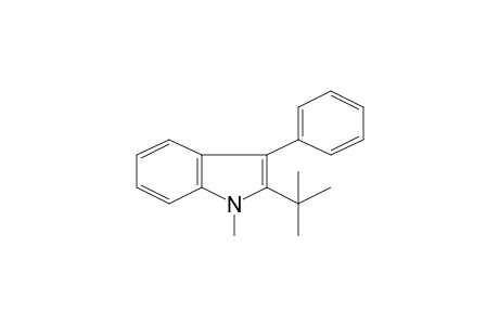 1H-Indole, 2-t-butyl-1-methyl-3-phenyl-