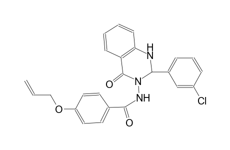 4-(allyloxy)-N-(2-(3-chlorophenyl)-4-oxo-1,4-dihydro-3(2H)-quinazolinyl)benzamide