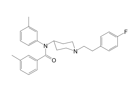 N-(1-[2-(4-Fluorophenyl)ethyl]piperidin-4-yl)-N-3-methylphenyl-3-methylbenzamide