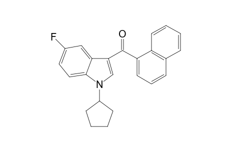 1-Cyclopentyl-5-fluoro-3-(1-naphthoyl)indole