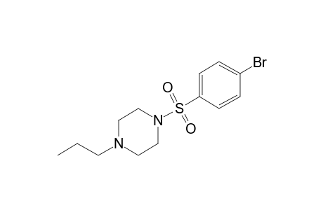 1-[(4-Bromophenyl)sulfonyl]-4-propylpiperazine