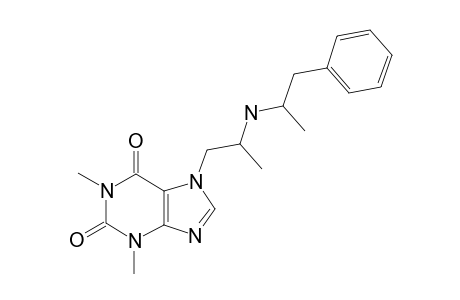 7-[2'-(1""-Methyl-2""-phenylethylamino)propyl]-theophilline