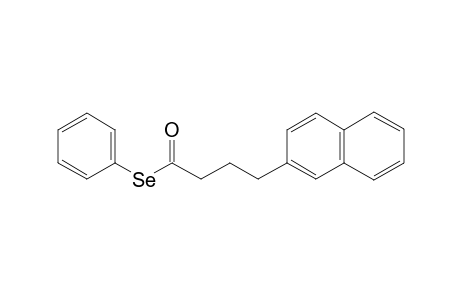 2-Naphthalenbutanoselenoic acid, Se-phenyl ester