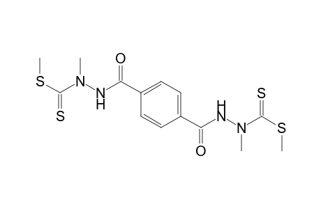 Methyl N-methyl-N-[[4-[[methyl(methylsulfanylcarbothioyl)amino]carbamoyl]benzoyl]amino]carbamodithioate