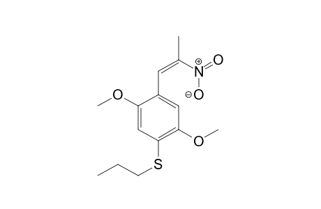 1-(4-Propylthio-2,5-dimethoxyphenyl)-2-nitroprop-1-ene