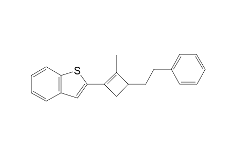 2-(2-Methyl-3-phenethylcyclobut-1-en-1-yl)benzo[b]thiophene