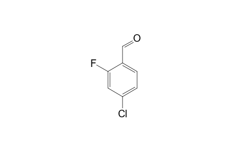 4-Chloro-2-fluorobenzaldehyde