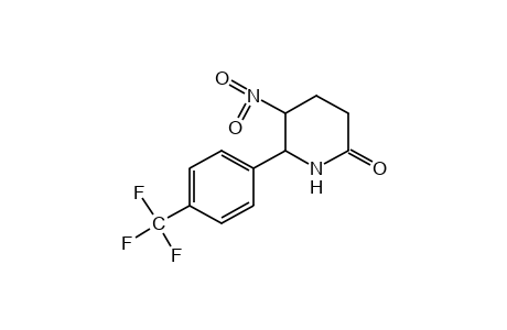 5-NITRO-6-(alpha,alpha,alpha-TRIFLUORO-p-TOLYL)-2-PIPERIDONE