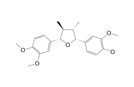 FUTOKADSURIN-A;REL-(7S,8S,7'R,8'S)-3,4,3'-TRIMETHOXY-4'-HYDROXY-7,7'-EPOXYLIGNAN