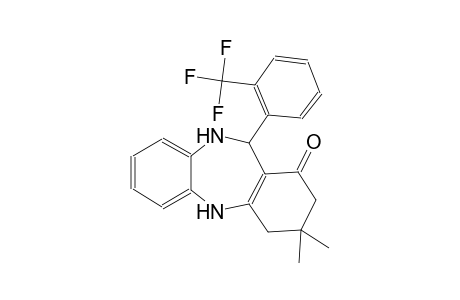1H-dibenzo[b,e][1,4]diazepin-1-one, 2,3,4,5,10,11-hexahydro-3,3-dimethyl-11-[2-(trifluoromethyl)phenyl]-