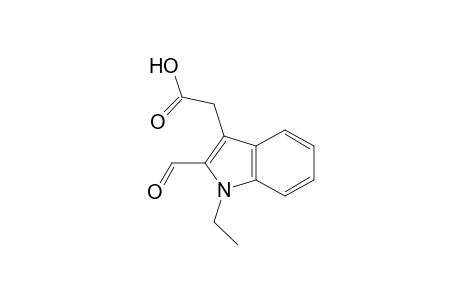 2-(1-Ethyl-2-formyl-3-indolyl)acetic acid