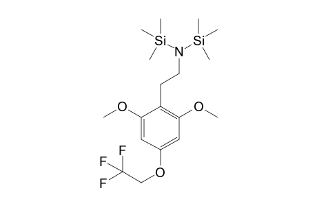 (2,6-Dimethoxy-4-trifluoroethoxyphenethylamine 2TMS