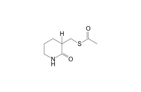 3-(mercaptomethyl)-2-piperidone, S-acetate
