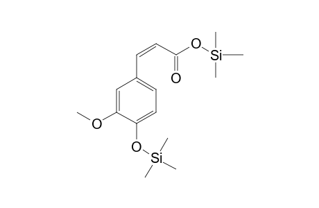 Ferulic acid <Z->, di-TMS