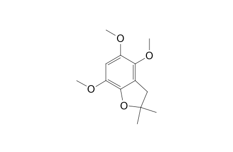 4,5,7-trimethoxy-2,2-dimethyl-2,3-dihydrobenzofuran