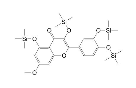 Quercetin <7-O-methyl>, tetra-TMS