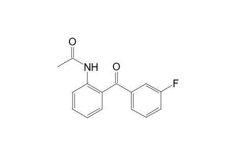 N-(2-(3-fluorobenzoyl)phenyl)acetamide