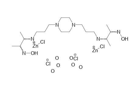 N-[3-({3-[4-(3-{[3-(hydroxyimino)butan-2-ylidene]amino}propyl)piperazin-1-yl]propyl}imino)butan-2-ylidene]hydroxylamine bis(chlorozincylium) hexahydrate dichloride