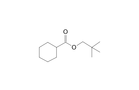 Cyclohexanecarboxylic acid, 2,2-dimethylpropyl ester