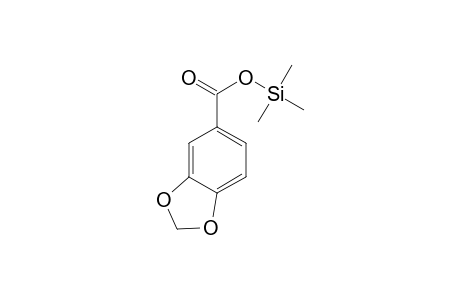 3,4-Methylenedioxybenzoic acid TMS