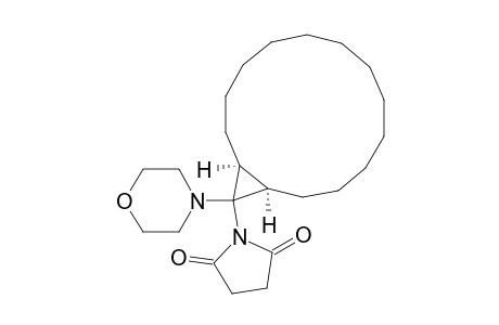 2,5-Pyrrolidinedione, 1-[15-(4-morpholinyl)bicyclo[12.1.0]pentadec-15-yl]-, stereoisomer