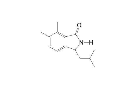 1H-Isoindol-1-one, 2,3-dihydro-6,7-dimethyl-3-(2-methylpropyl)-