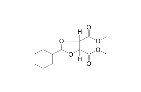 2-Cyclohexyl-1,3-dioxolane-4,5-dicarboxylic acid, dimethyl ester