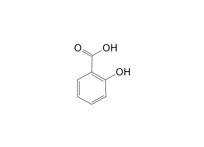 Salicylic Acid Ms Spectrum Spectrabase