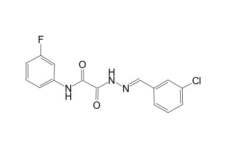 acetic acid, [(3-fluorophenyl)amino]oxo-, 2-[(E)-(3-chlorophenyl)methylidene]hydrazide