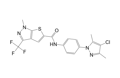 1H-thieno[2,3-c]pyrazole-5-carboxamide, N-[4-(4-chloro-3,5-dimethyl-1H-pyrazol-1-yl)phenyl]-1-methyl-3-(trifluoromethyl)-