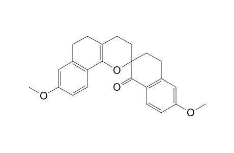 6,8'-dimethoxy-3,3',4,4',5',6'-hexahydrospiro[naphthalene-2(1H),2'[2H]-naphtho[1,2-b]pyran]-1-one