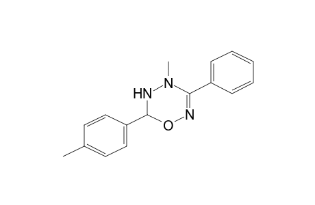 4-Methyl-3-phenyl-6-p-tolyl-5,6-dihydro-4H-[1,2,4,5]oxatriazine