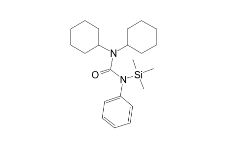 N,N-Dicyclohexyl-N'-phenylurea, tms derivative