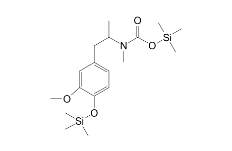 4-Hydroxy-3-methoxymethamphetamine CO2 2TMS