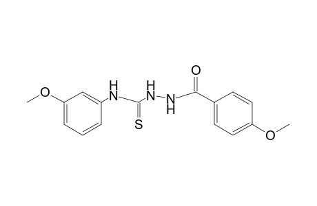 1-(p-anisoyl)-4-(m-methoxyphenyl)-3-thiosemicarbazide